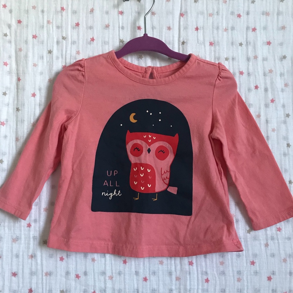 Baby Gap Girl’s Owl Shirt